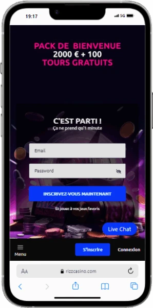 version mobile iphone rizz casino