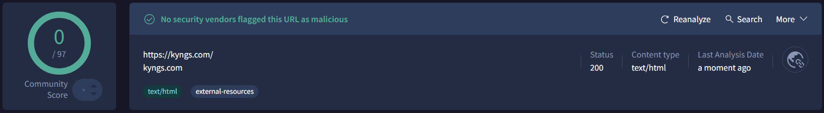 Sécurité Kyngs Casino