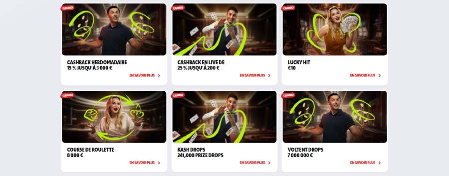 Les autres promotions de SupaBet