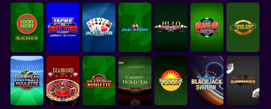 Jeux de table sur Zinkra