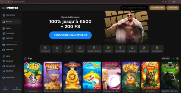 Première étape de l'inscription sur MrPunter Casino