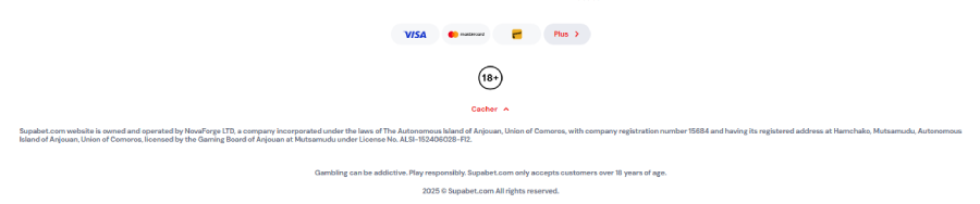 Sécurité et fiabilité de SupaBet