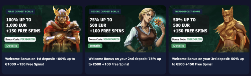 ack de bienvenue aux conditions restrictives sur greenspin casino