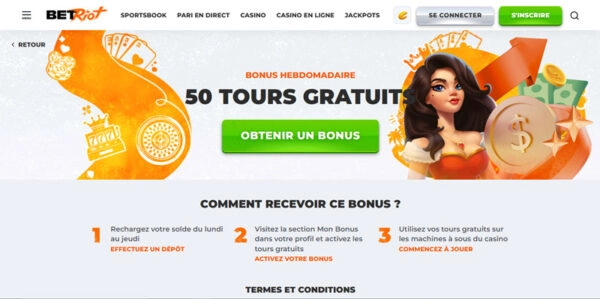 capture decran bonus free spins betriot casino