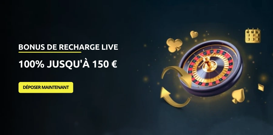 bonus de recharge scibet