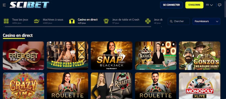 casino live scibet
