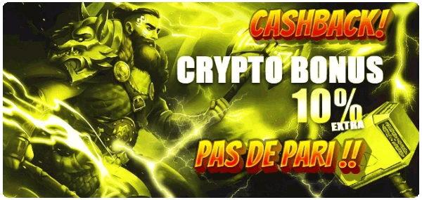 crypto bonus Thor Casino