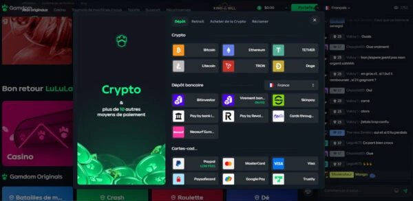 Dépôt Google Pay — étape 2