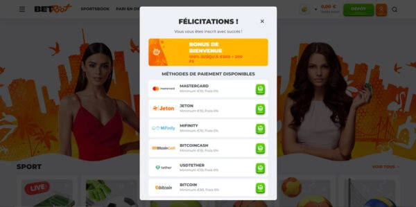capture decran inscription betriot casino etape5