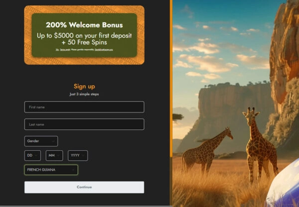 capture decran inscription casimba casino