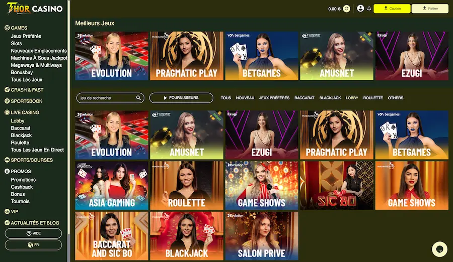 casino live thor casino