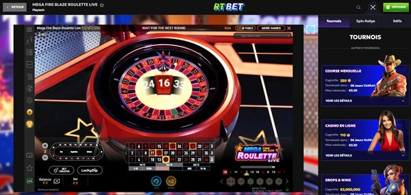 capture decran mega fire blaze roulette live rtbet casino