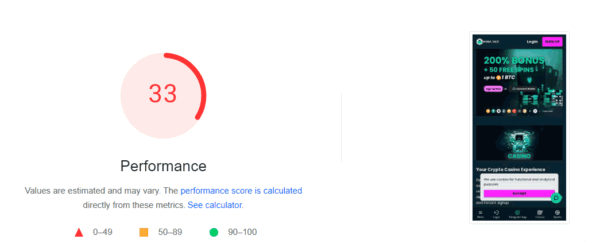 capture decran performance mega dice casino