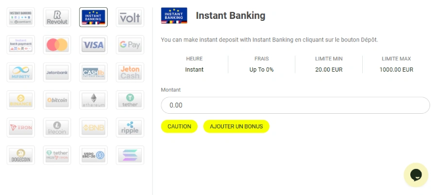 retrait étape 2 Thor Casino