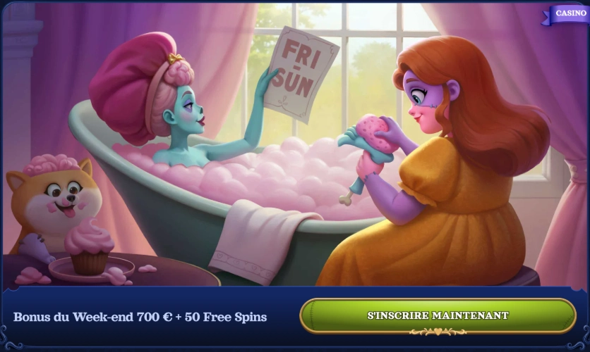 Bonus du week-end sur Casombie casino en ligne.