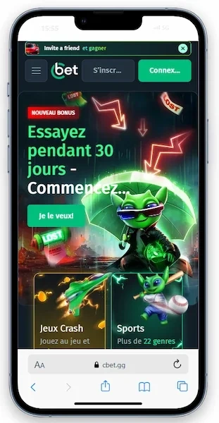 interface mobile iphone 13pro cbet