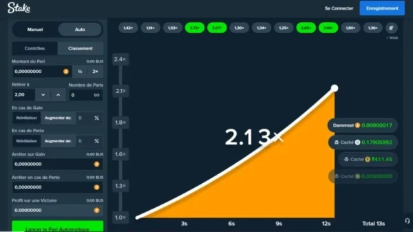 jeu crash stake casino