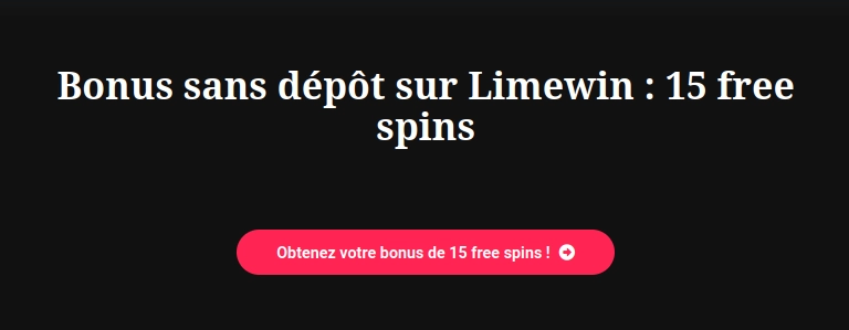bonus sans dépôt limewin