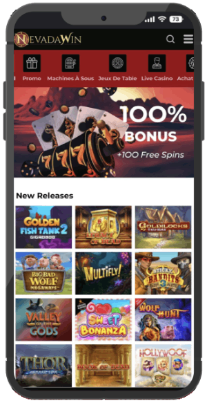 Version casino mobile Nevada Win