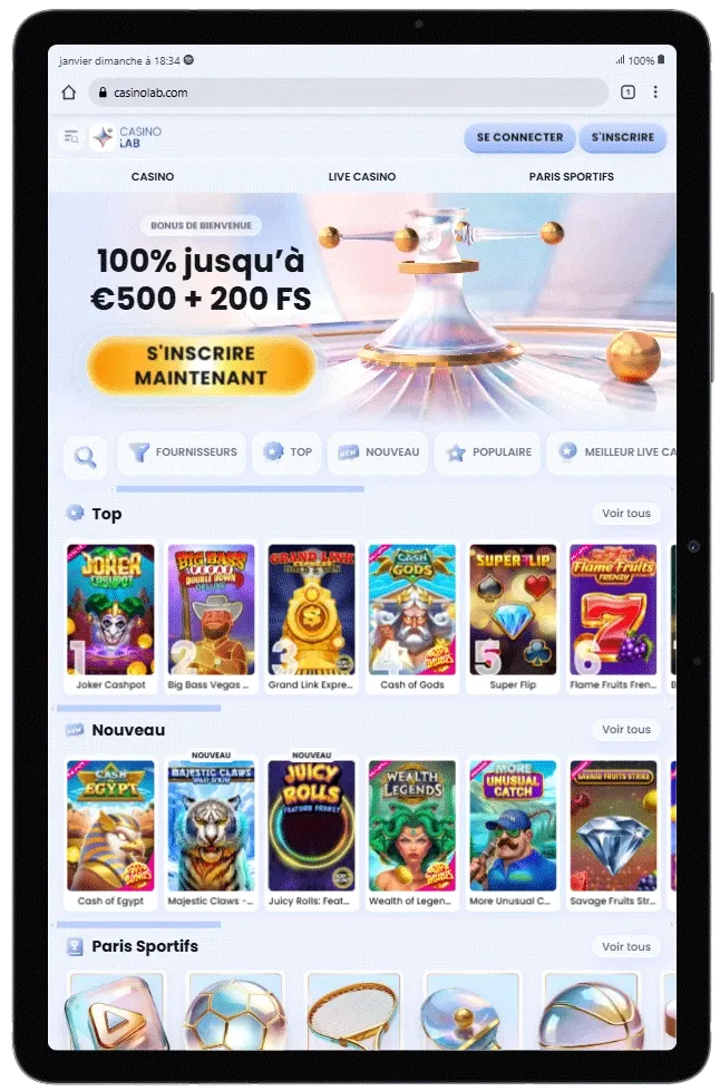 version mobile galaxy casinolab