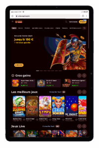 Version mobile sur Galaxy 7 Tab de Roman Casino