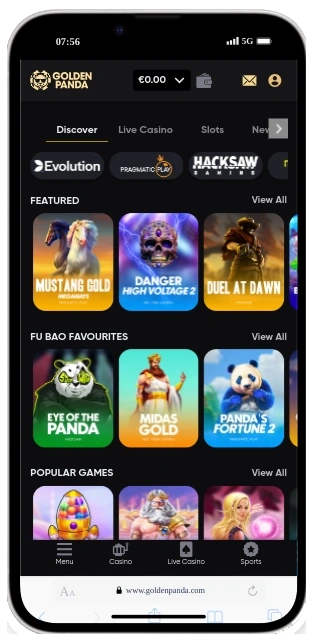 version mobile iphone golden panda casino