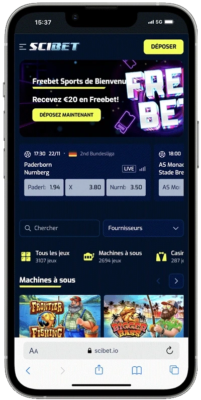 version mobile iphone scibet casino