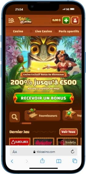 version mobile iphone tiki casino