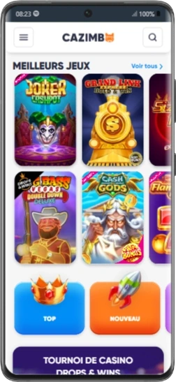 version mobile samsung cazimbo casino