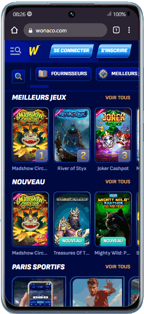 version mobile xiaomi wonaco casino