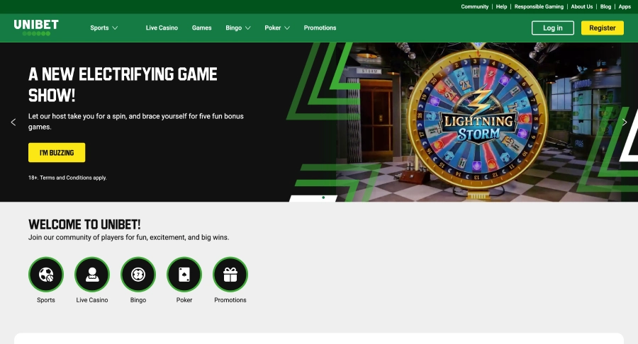 Accueil Unibet Casino
