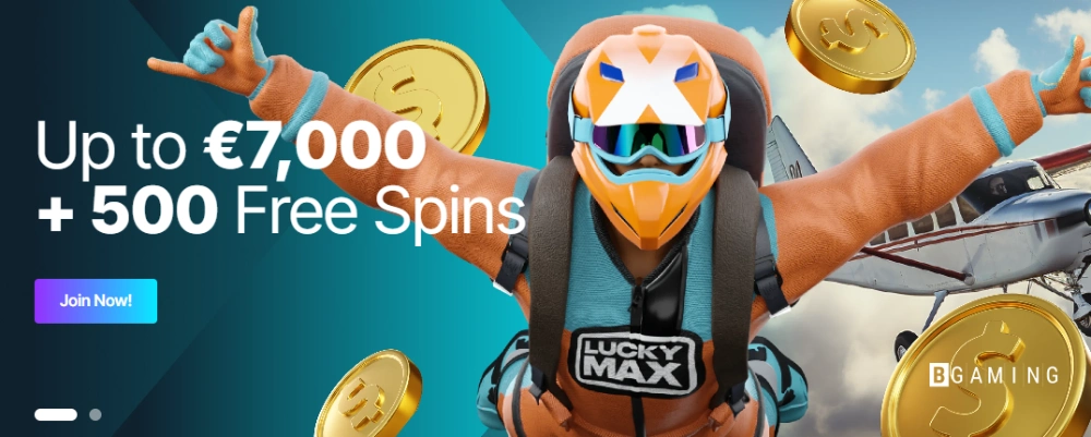 Bonus de bienvenue LuckyMax