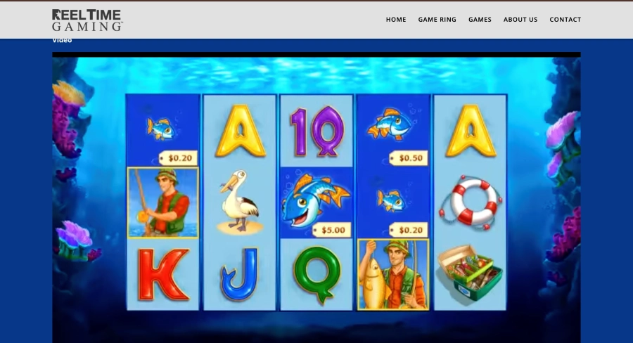 Capture d’écran Fishin' Frenzy de Reel Time Gaming