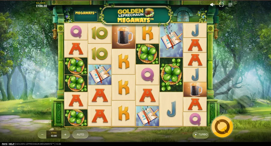 Golden Leprechaun Megaways de RedTiger