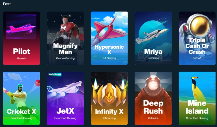 Mini-jeux sur LuckyMax Casino