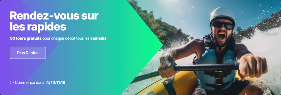 Rendez-vous sur les rapides LuckyMax Casino