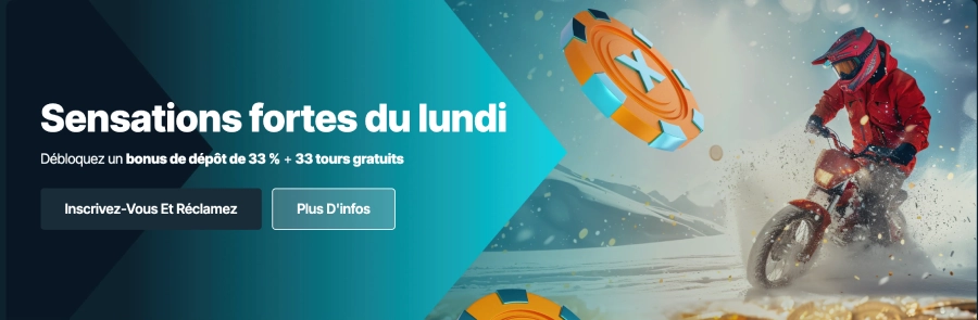 Sensation forte du lundi LuckyMax Casino