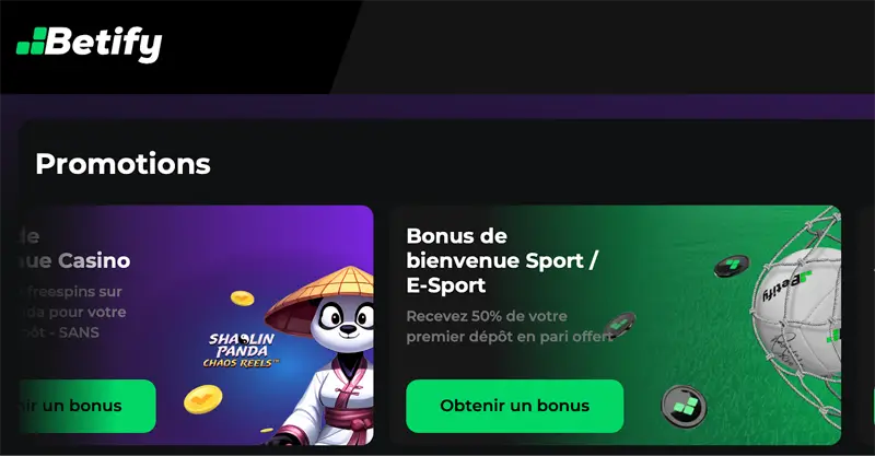 betify paris sportifs étrangers