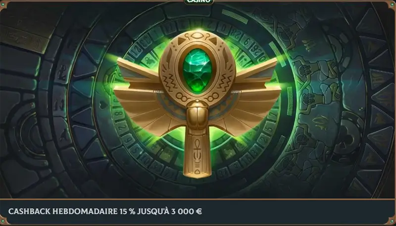 bonus cashback hebdomadaire talismania casino