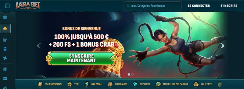 bonus de bienvenue larabet
