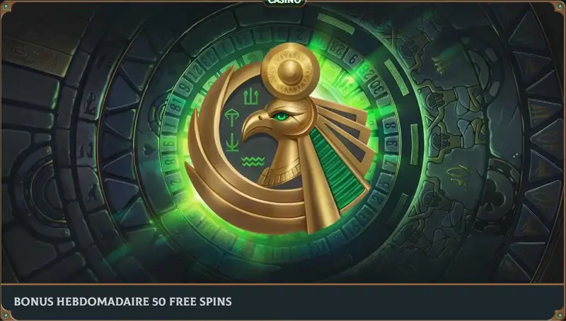 bonus hebdomadaire 50 free spins talismania casino