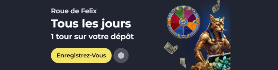 Bonus quotidiens FelixSpin