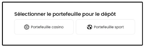 Faire un dépôt sur Europe777 étape 2