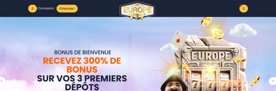 Inscription étape 1 Europe777