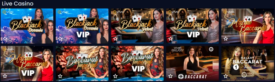 Live Casino sur Europe777