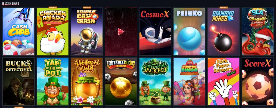 Mini jeux Mafia Casino