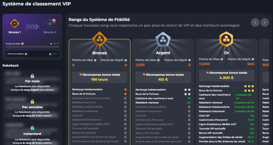 Programme VIP FelixSpin