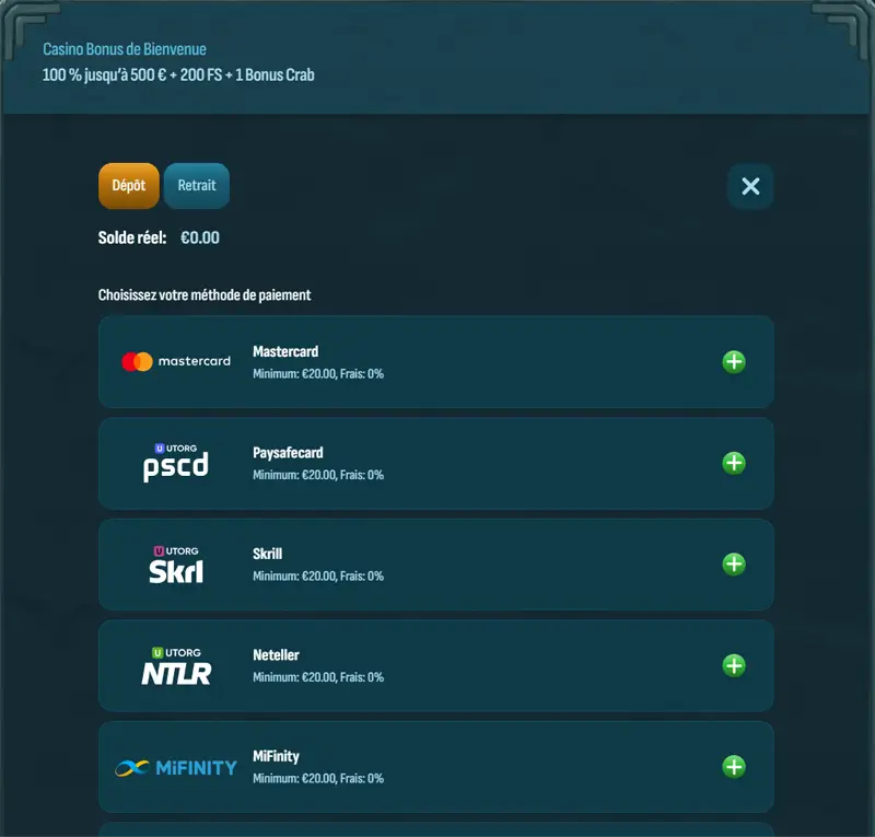 étape 2 dépôt larabet