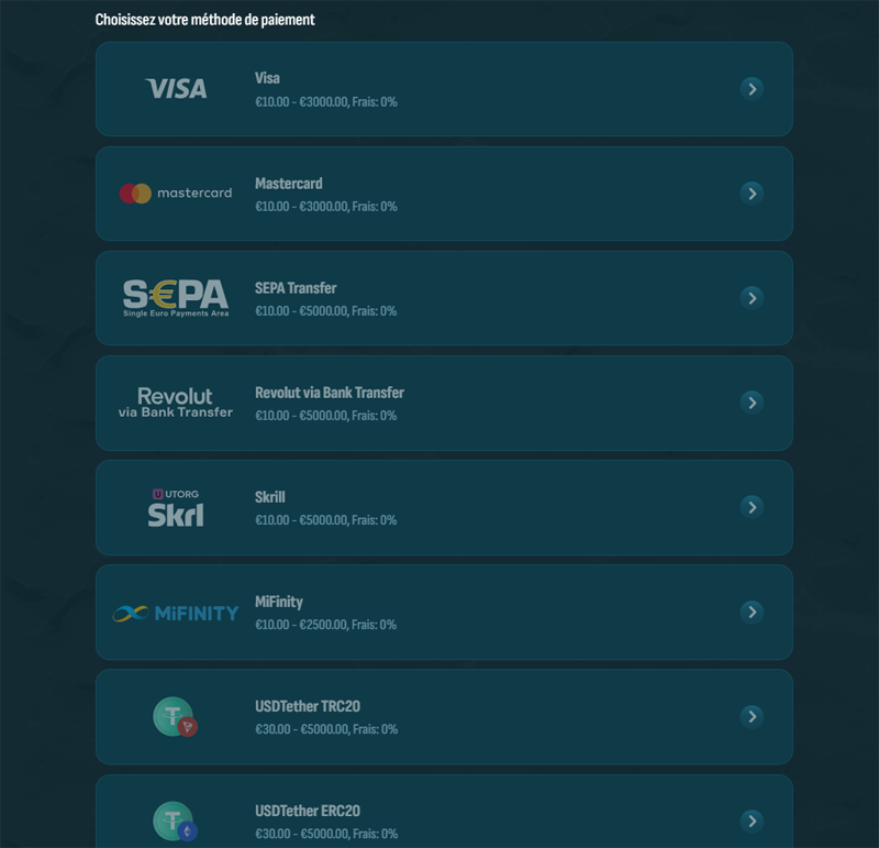 étape 2 récupérer vos gains larabet