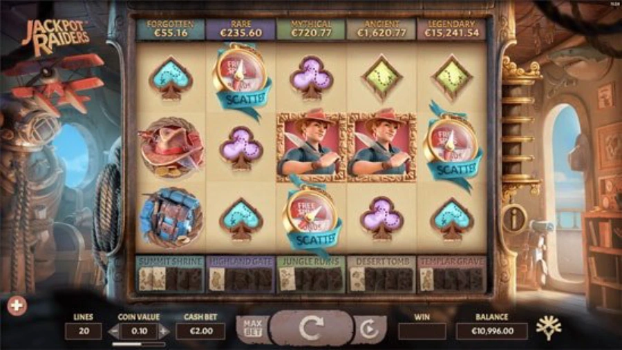 jackpot raiders de yggdrasil